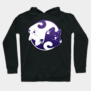 Yin and yang (Cat) Hoodie